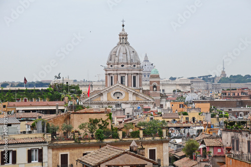 Le cupole di Roma da Villa Medici