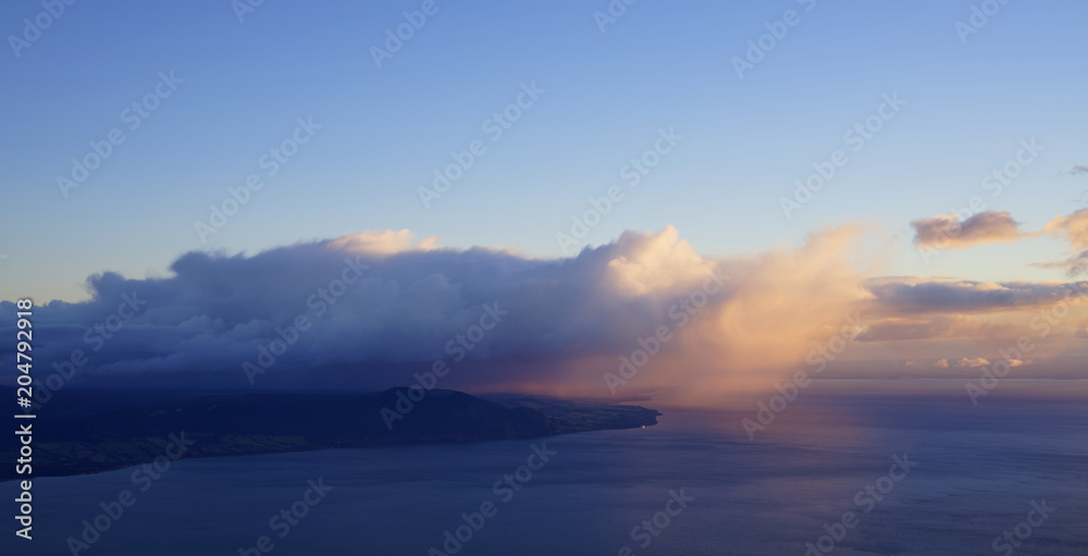 Sunset Osorno Volcano