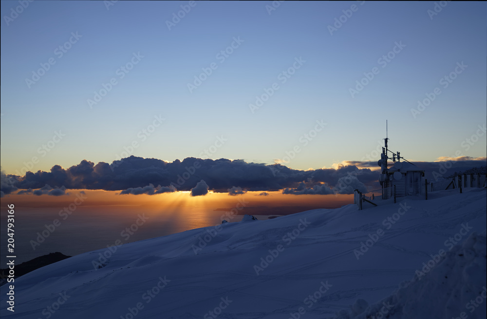 Sunset Osorno Volcano Sunset Osorno Volcano