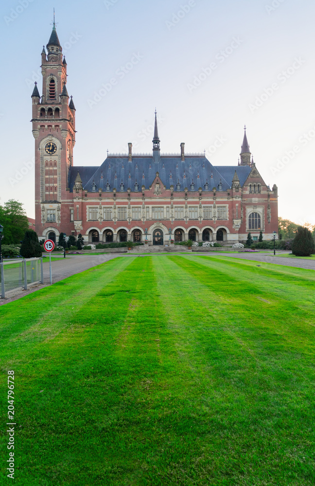palace of peace in The Hague palace of peace in The Hague