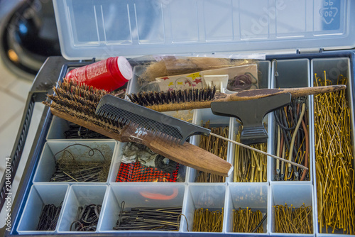 coiffeur/trousse de coiffeuse photo