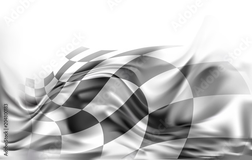 Obraz na plátně race flag  background vector illustration