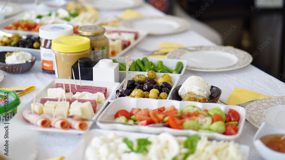 Breakfast olive cheese and sweet things Breakfast olive cheese and sweet things