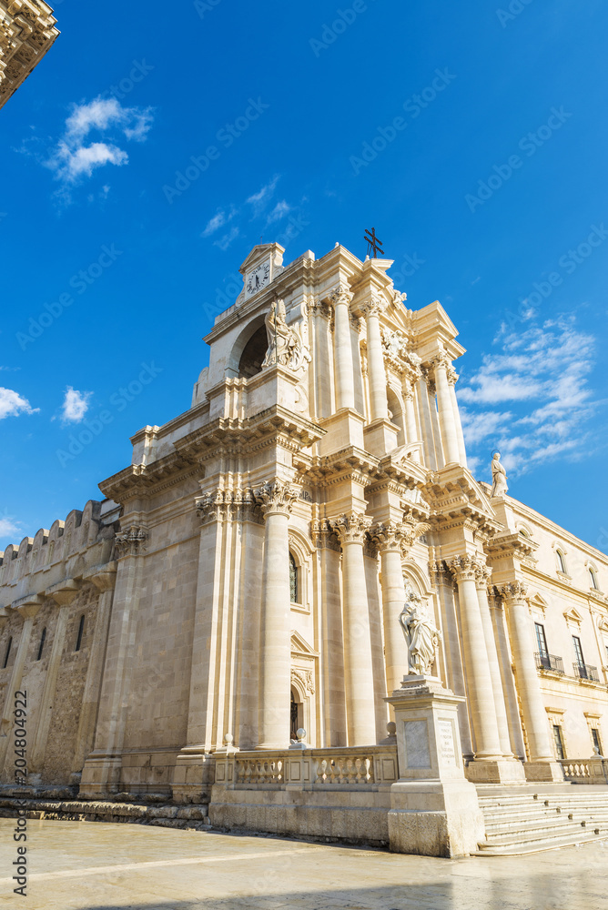 Cathedral of Siracusa in Sicily, Italy