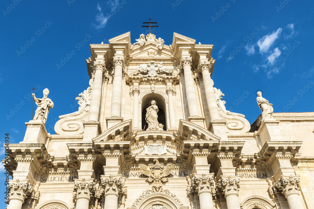 Fototapeta premium Cathedral of Siracusa in Sicily, Italy