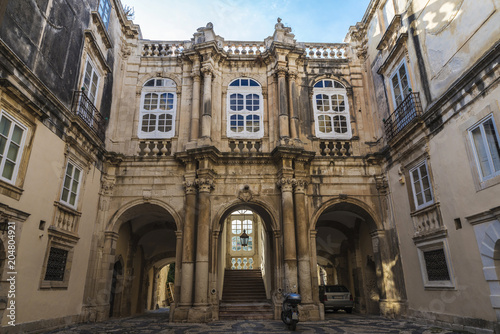 Palace of Beneventano Del Bosco in Siracusa, Sicily, Italy photo