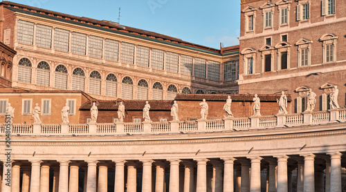 Rome, St. Peter's Basilica in the Vatican, statues detail