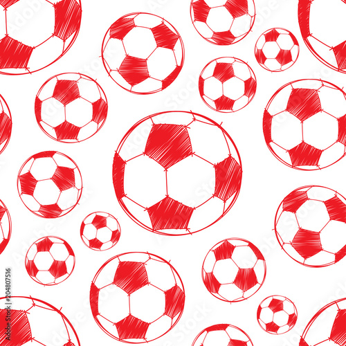 Soccer ball pattern.