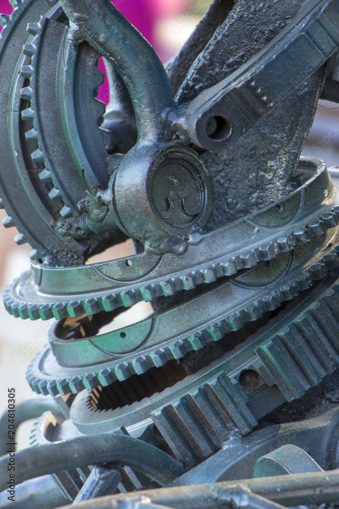 Abstract metal texture. From old metal parts of engines Abstract metal texture. From old metal parts of engines