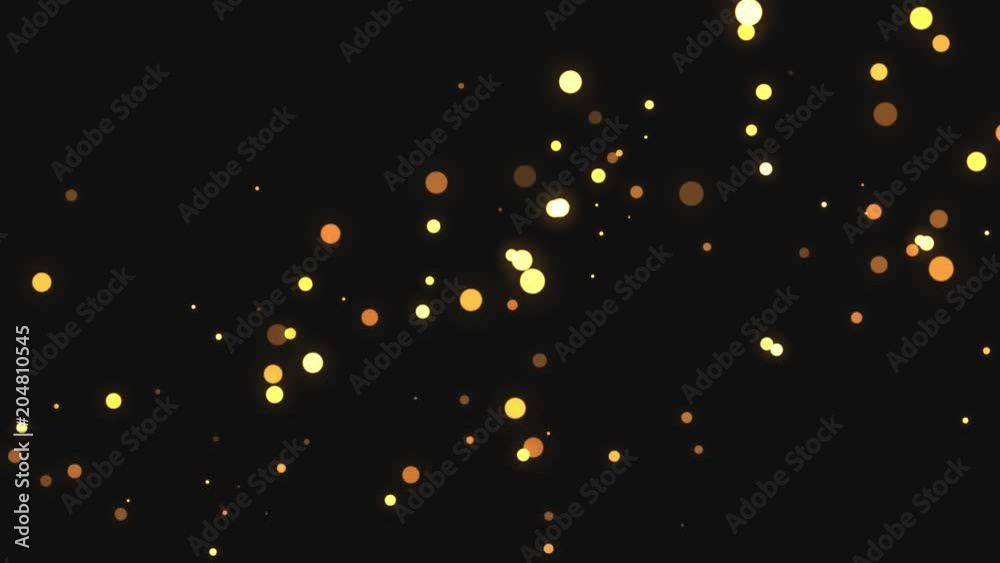 Light effect flight of bright shiny particles bokeh. Light effect flight of bright shiny particles bokeh.
