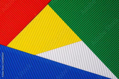 Cardboard paper multicolored background