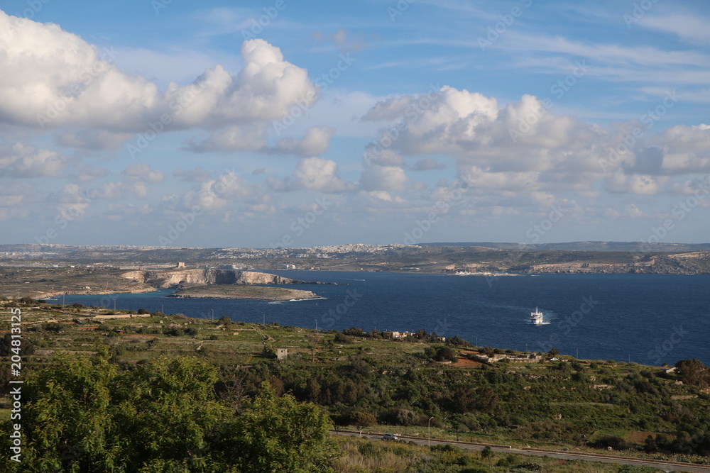 Mġarr at Island of Gozo Malta, Mediterranean Sea 