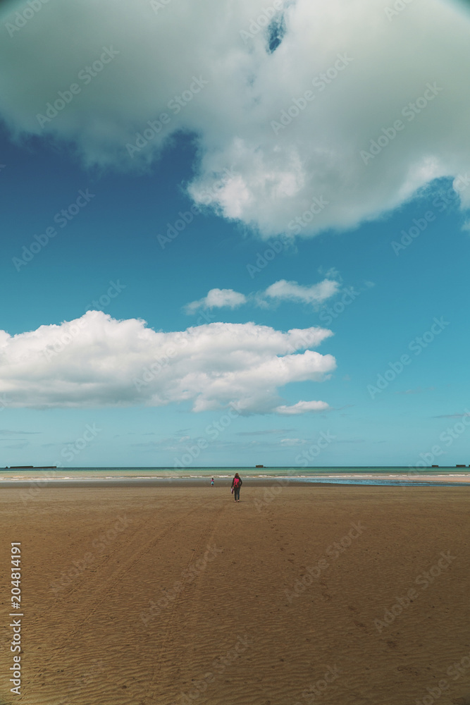 Arromanches beach Normandy France