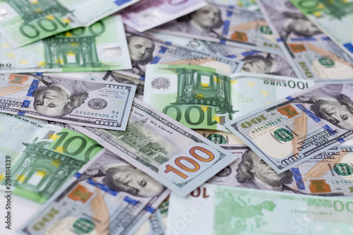 Denominations of dollars and euros