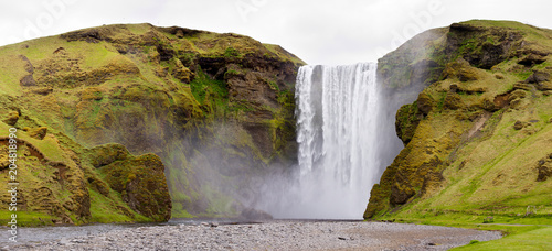 Skogafoss Panorama  Iceland