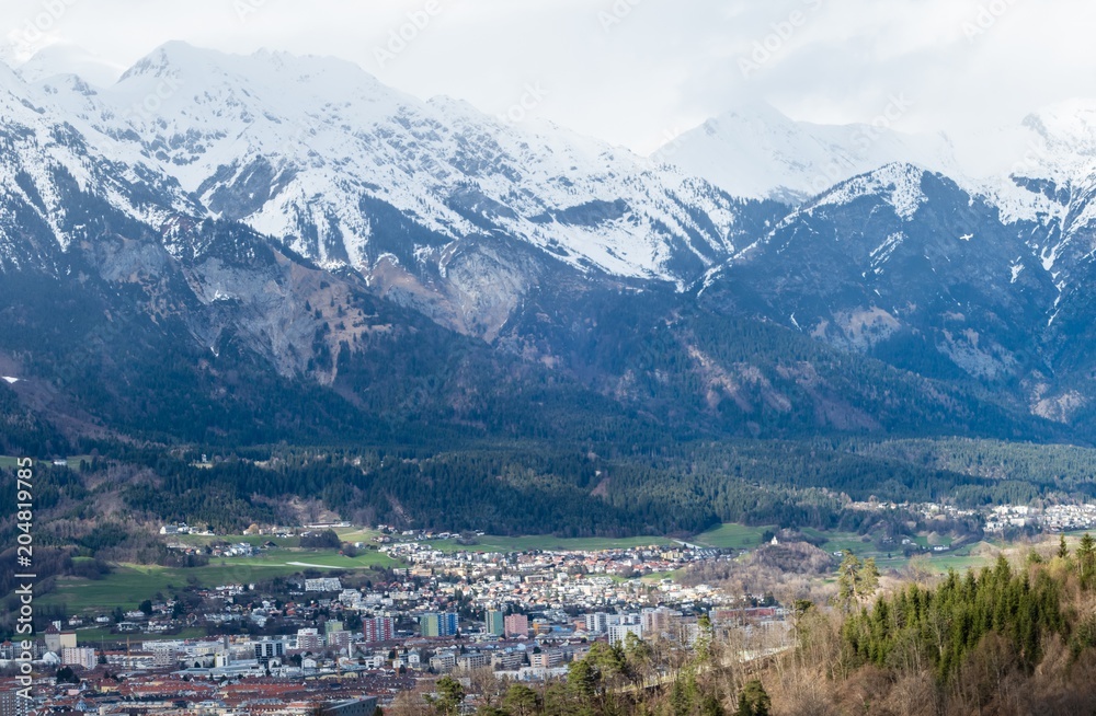 Blick über Innsbruck