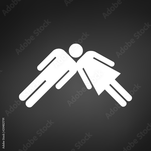 Teamwork to success, male a...