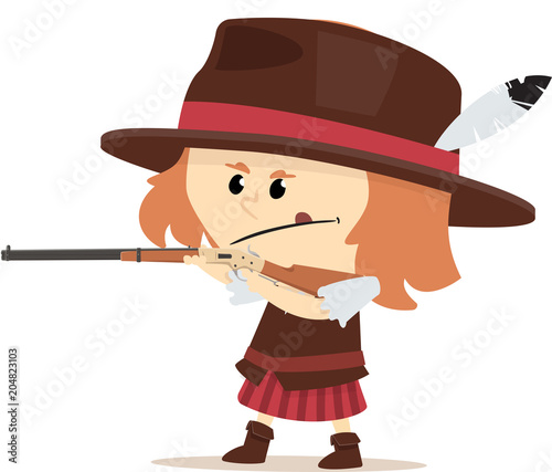 cowgirl en duel au far west