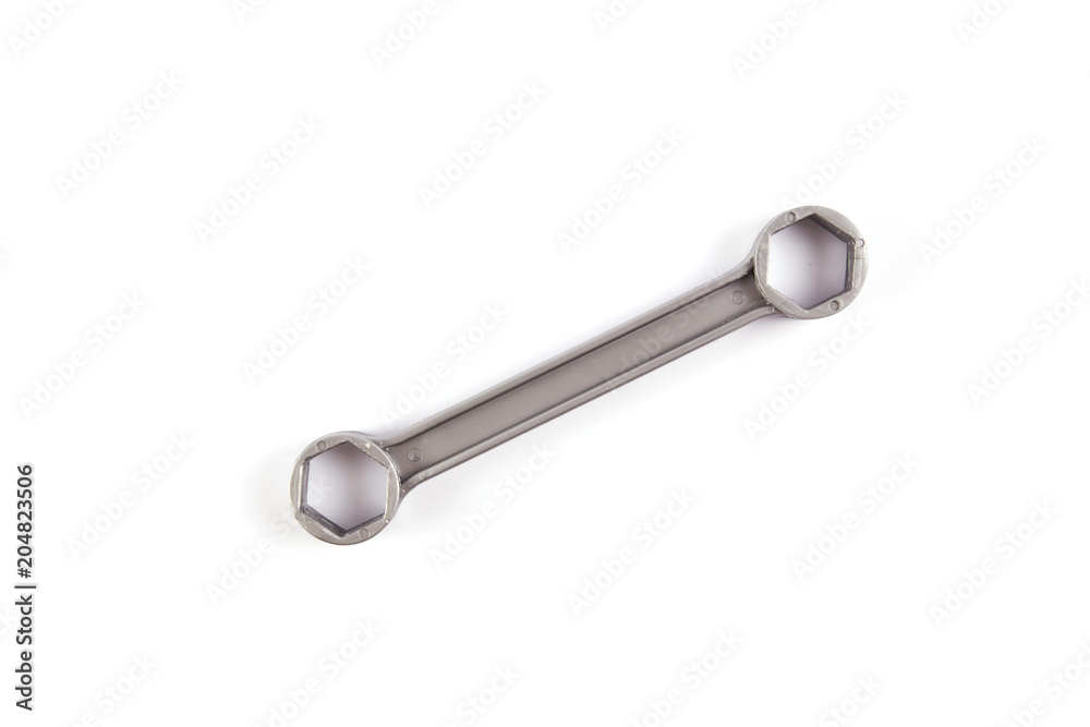 Toy tool isolated on white Toy tool isolated on white