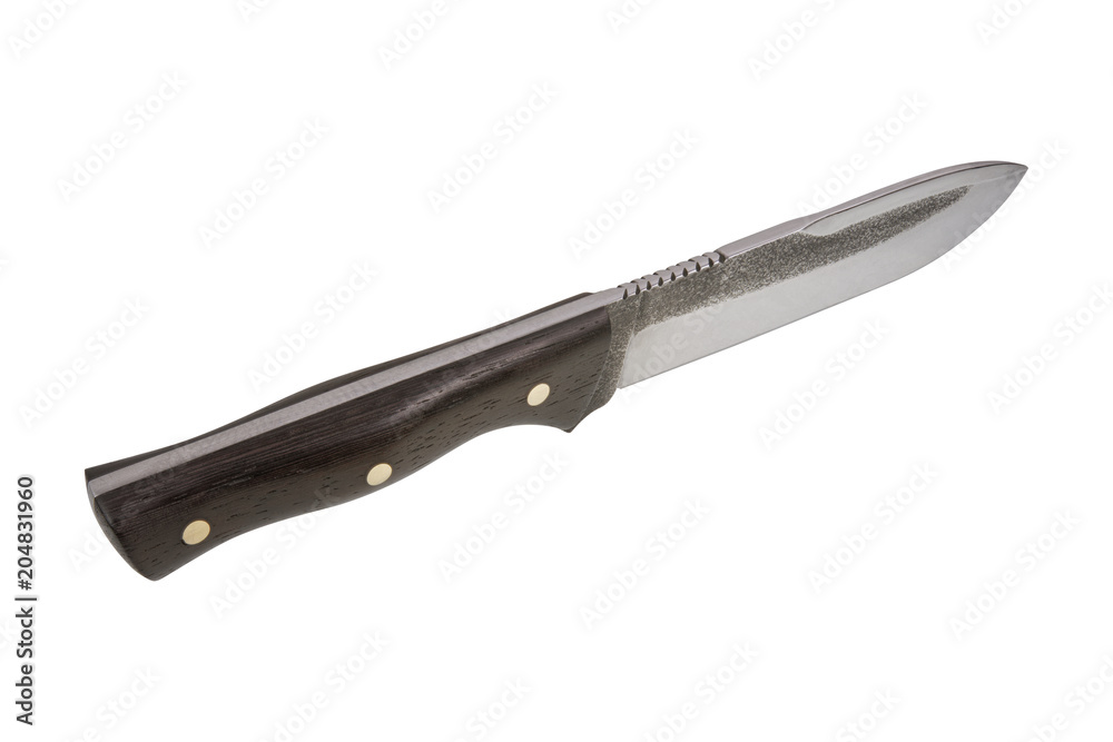 Defense knife on a white background Defense knife on a white background
