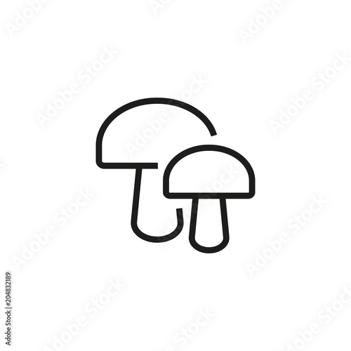 Two mushrooms icon