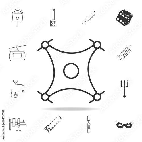 Drone line icon. Detailed set of web icons and signs. Premium graphic design. One of the collection icons for websites, web design, mobile app