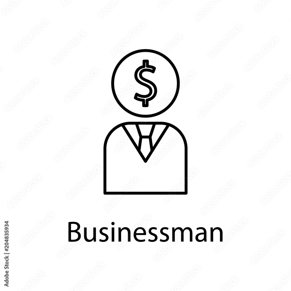 businessman icon. Element of web icon with name for mobile concept and web apps. Detailed businessman icon can be used for web and mobile. Premium icon businessman icon. Element of web icon with name for mobile concept and web apps. Detailed businessman icon can be used for web and mobile. Premium icon