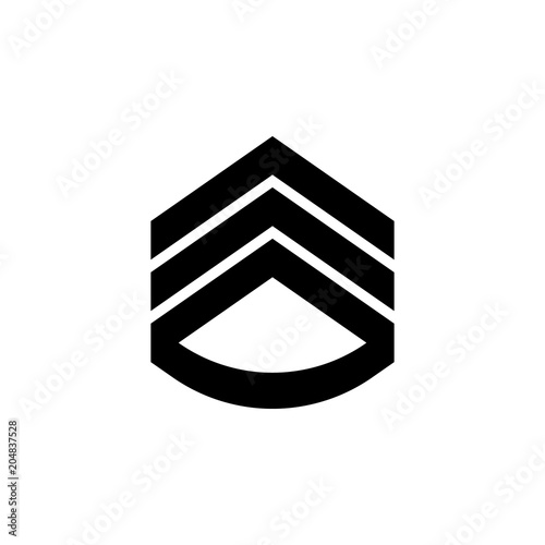 rank in epaulettes icon. Element of military for mobile concept and web apps. Detailed rank in epaulettes icon can be used for web and mobile. Premium icon