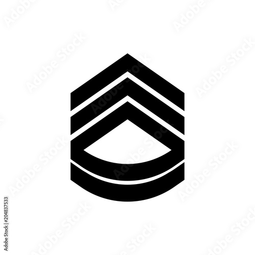 rank in epaulettes icon. Element of military for mobile concept and web apps. Detailed rank in epaulettes icon can be used for web and mobile. Premium icon