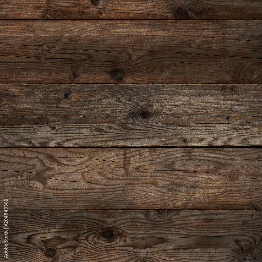 Old wood plank wall background dark weathered distressed faded pine grain wooden texture surface photo square format Old wood plank wall background dark weathered distressed faded pine grain wooden texture surface photo square format
