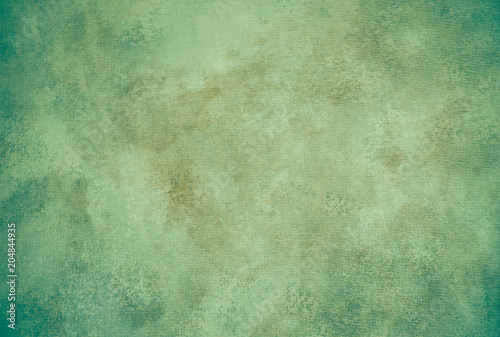 Green painterly background texture photo