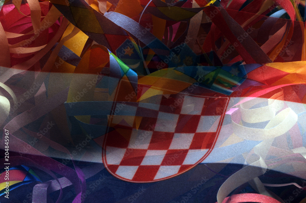 Karneval u Hrvatskoj i Kroatien karnawał w Chorwacji carnaval în karnevál carnival in Croatia Horvátországban  - obrazy, fototapety, plakaty 