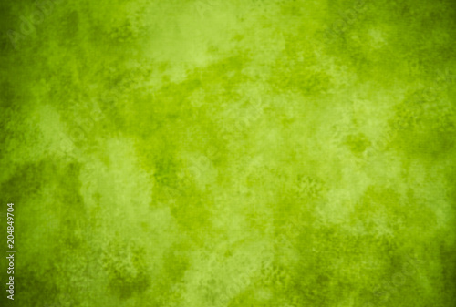 Lime green painterly background texture