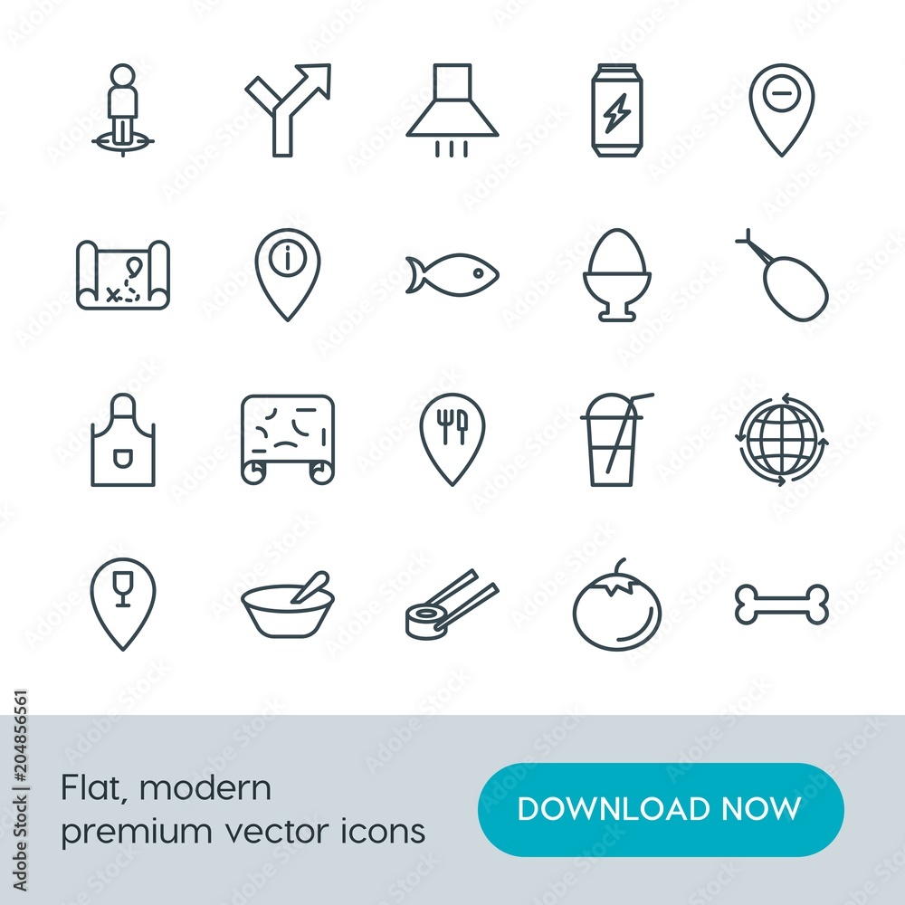 Modern Simple Set of food, location, drinks Vector outline Icons. Contains such Icons as healthy, drink, meal, earth, interior, sushi and more on white background. Fully Editable. Pixel Perfect. Modern Simple Set of food, location, drinks Vector outline Icons. Contains such Icons as healthy, drink, meal, earth, interior, sushi and more on white background. Fully Editable. Pixel Perfect.