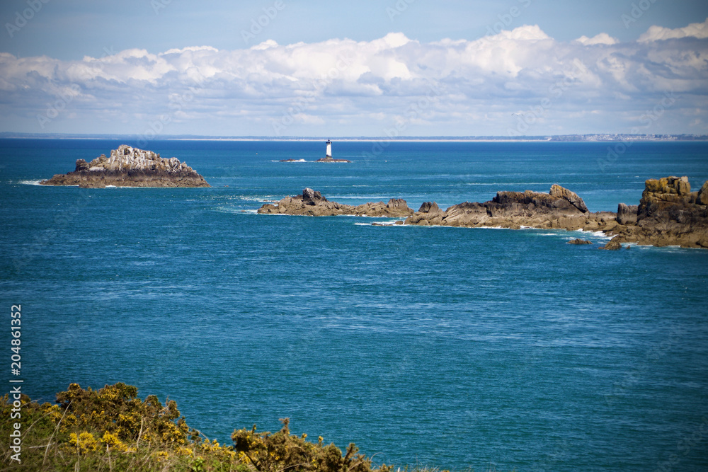 L'île aux oiseaux Pointe du Grouin Stock Photo | Adobe Stock