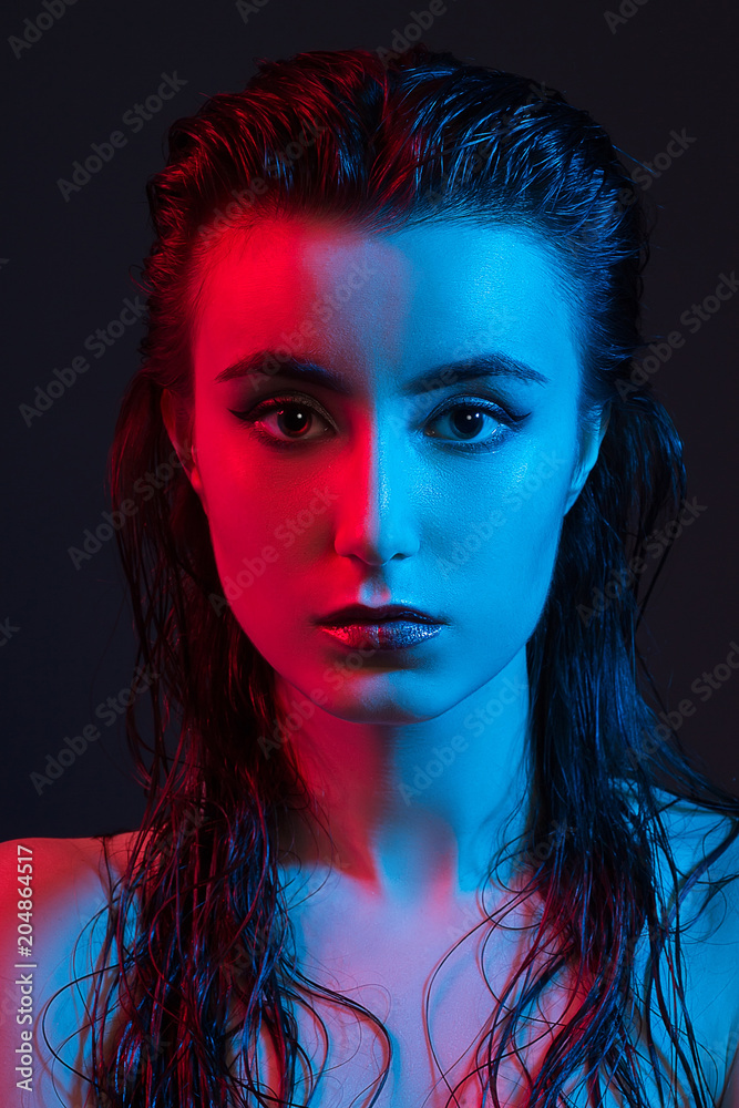 serious young woman serious young woman