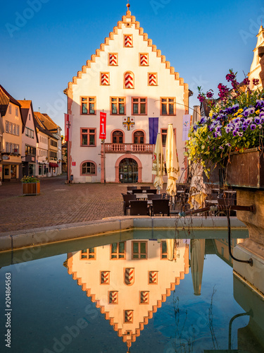 Beautiful scenic view of the old town in Bad Mergentheim - part of the Romantic Road, Bavaria, Germany photo