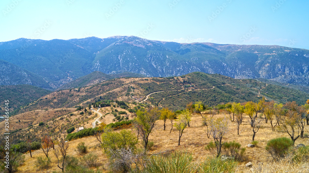 Greece mountain landscape