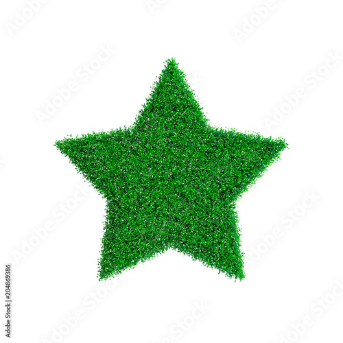 Patch of grass in form of s...