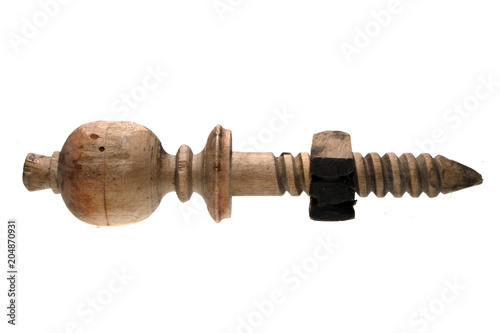 spindle isolated on white background