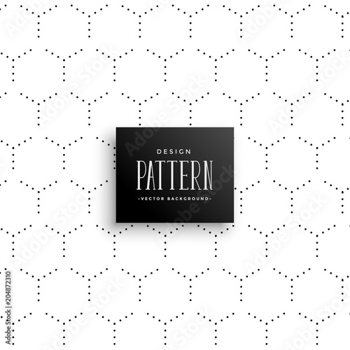 minimal subtle hexagonal dots pattern background