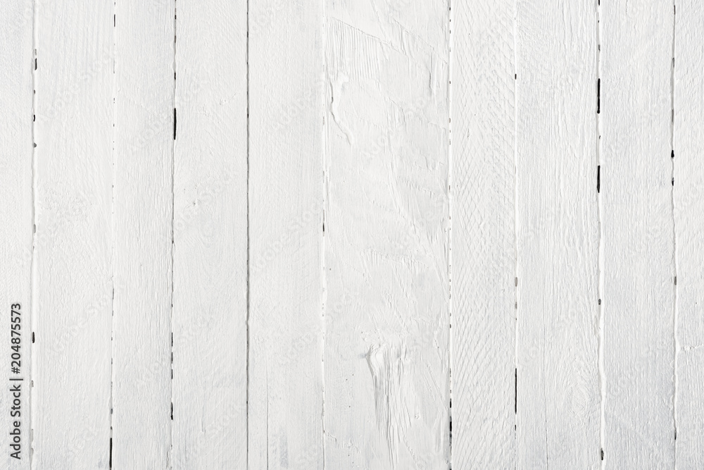 White wooden table texture background flat lay top view White wooden table texture background flat lay top view