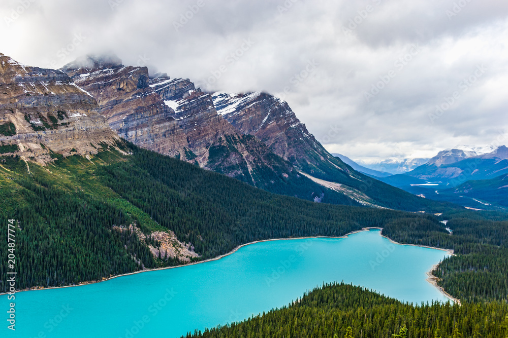 Peyto Lake of Banff National Park in Canada Peyto Lake of Banff National Park in Canada