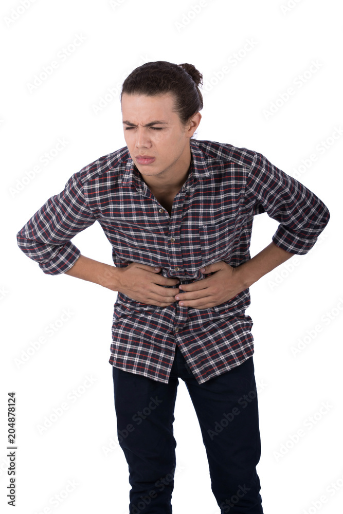 man has a bellyache man has a bellyache