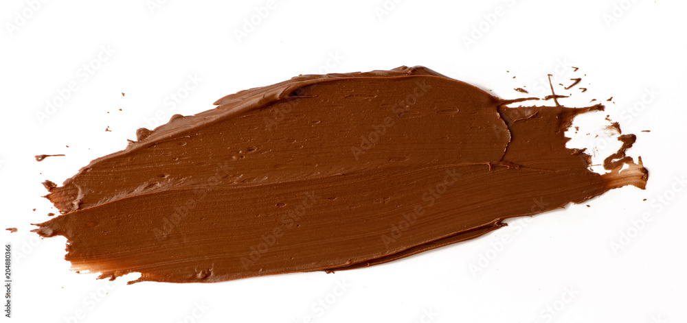 Chocolate spread isolated over white background. Delicious food design Chocolate spread isolated over white background. Delicious food design