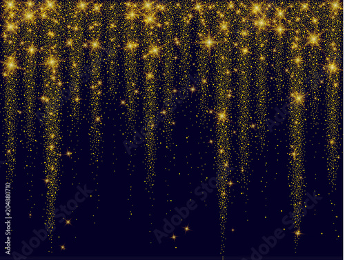 Gold glitter texture.