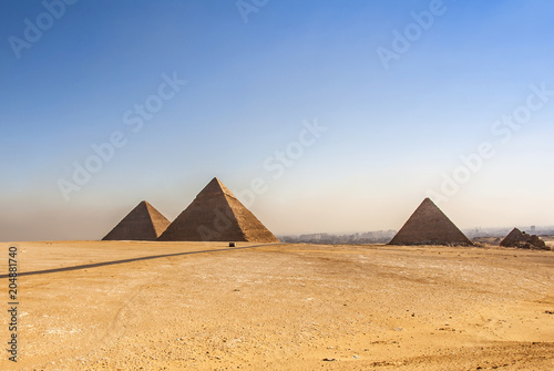 Cairo  Egypt  20 February 2008  Al Haram  Giza Governorate  Pyramids