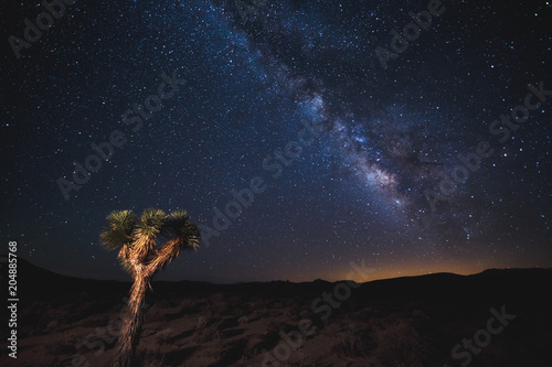 Death Valley at night under the Milky Way