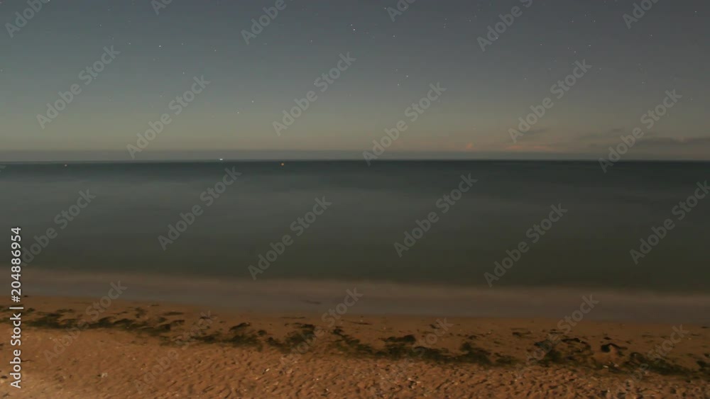 D-Day Gold Beach At Night- Ver-sur-Mer, Normandy D-Day Gold Beach At Night- Ver-sur-Mer, Normandy