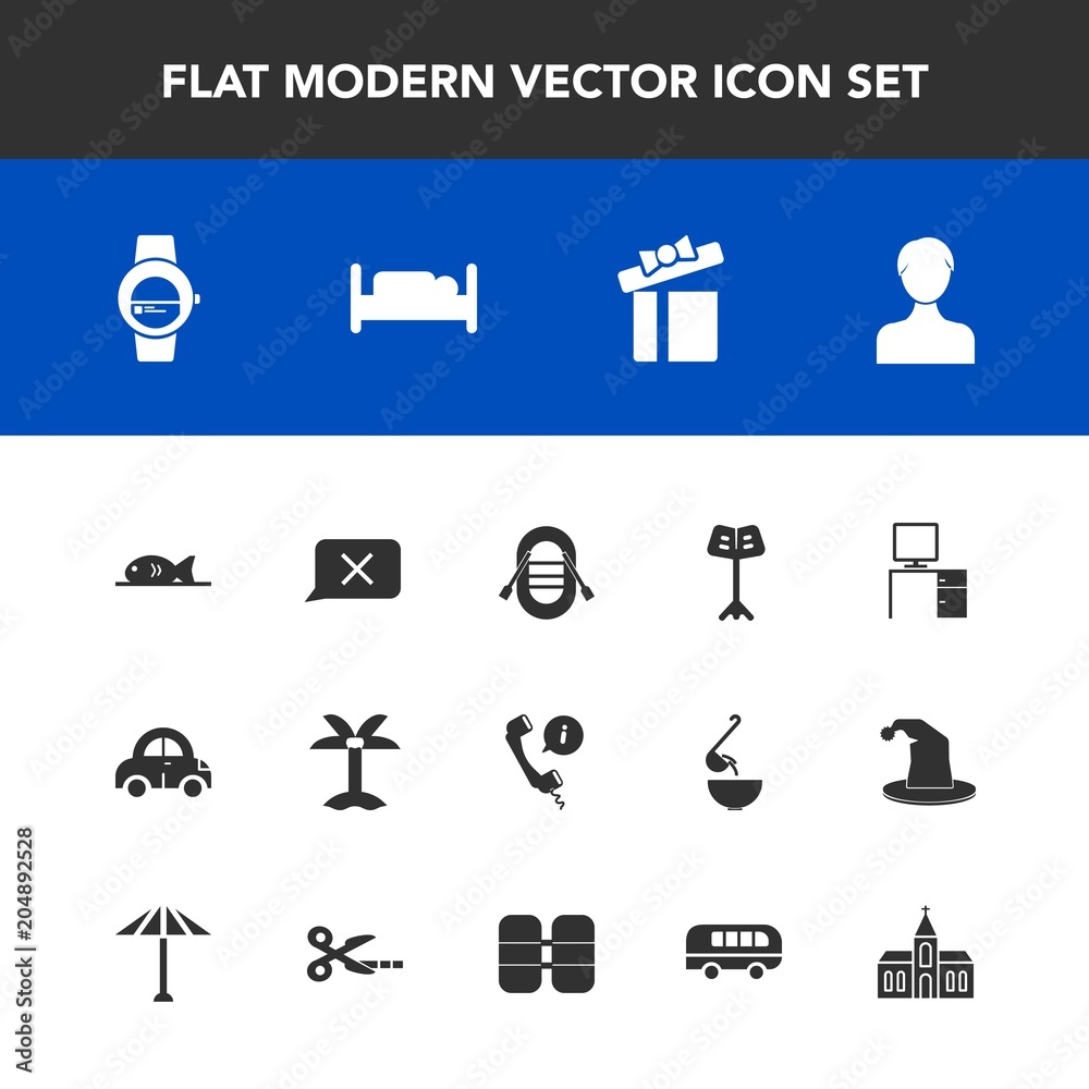Modern, simple vector icon set with gadget, furniture, closed, transport, account, nature, profile, work, gift, box, tropical, celebration, vehicle, call, leaf, sailboat, musical, center, palm icons Modern, simple vector icon set with gadget, furniture, closed, transport, account, nature, profile, work, gift, box, tropical, celebration, vehicle, call, leaf, sailboat, musical, center, palm icons
